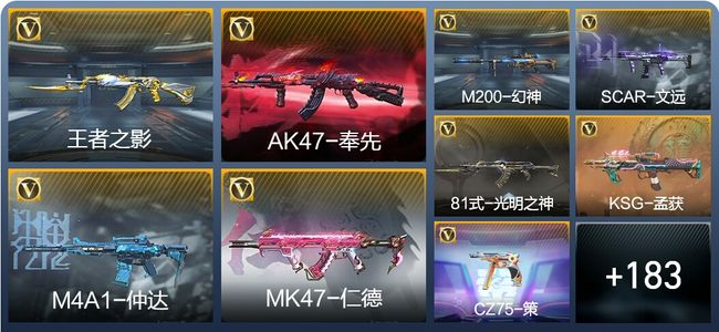 穿越火线：枪战王者V6 12王者武器 258英雄武器 6英雄角色 426万化 枪王SSS