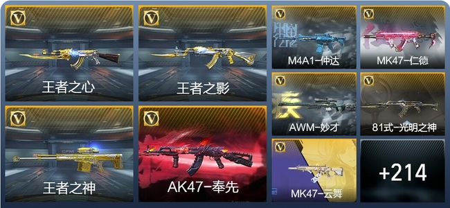 穿越火线：枪战王者【苹果版】V7 20王者武器 341英雄武器 4英雄角色 440万化 枪皇S