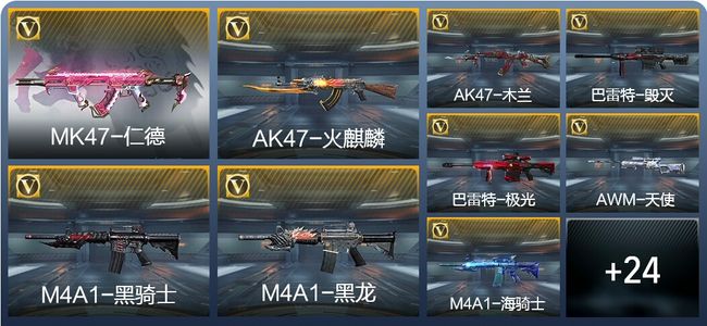 穿越火线：枪战王者V1 42英雄武器 1英雄角色 55万化 大师SS