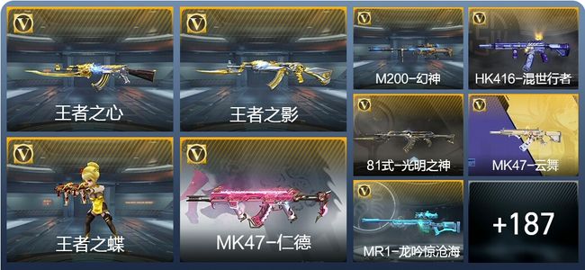 穿越火线：枪战王者V5 13王者武器 262英雄武器 5英雄角色 317万化 枪圣