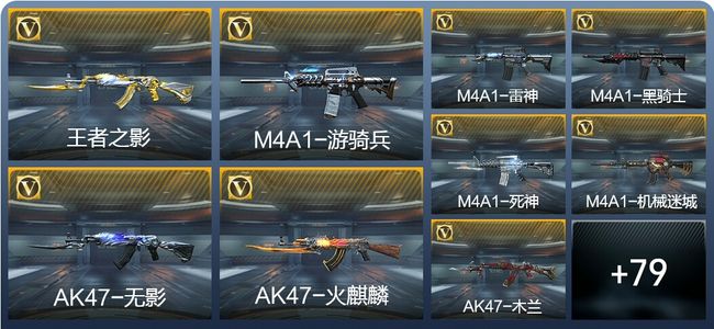 穿越火线：枪战王者V1 1王者武器 106英雄武器 1英雄角色 167万化 专家S