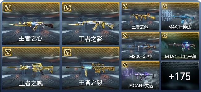 穿越火线：枪战王者V7 10王者武器 284英雄武器 3英雄角色 428万化 枪圣S