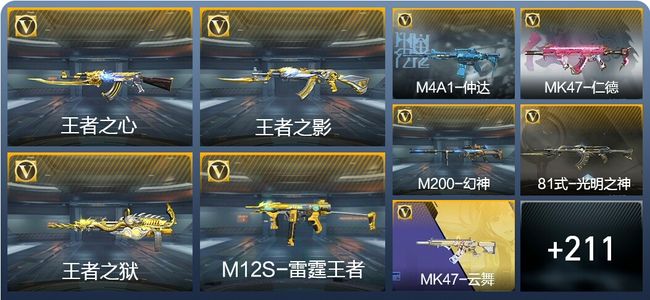 穿越火线：枪战王者V6 6王者武器 318英雄武器 5英雄角色 385万化 枪神