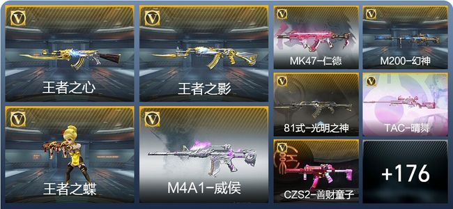 穿越火线：枪战王者V5 6王者武器 269英雄武器 4英雄角色 378万化 枪王