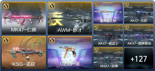 穿越火线：枪战王者V6 210英雄武器 1英雄角色 242万化 专家