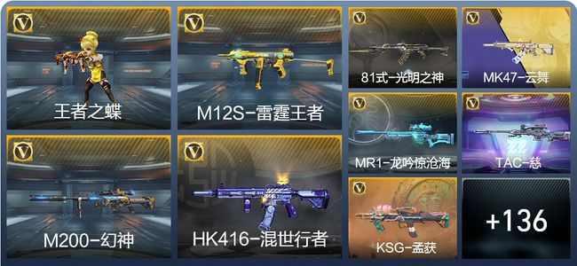 穿越火线：枪战王者V4 2王者武器 184英雄武器 5英雄角色 261万化 枪王