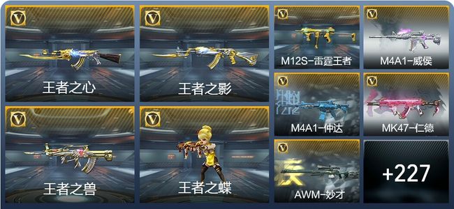 穿越火线：枪战王者V6 15王者武器 331英雄武器 7英雄角色 457万化 枪圣