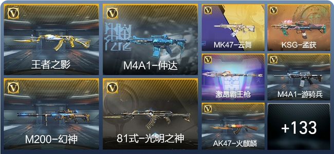 穿越火线：枪战王者V5 6王者武器 193英雄武器 2英雄角色 220万化 枪圣