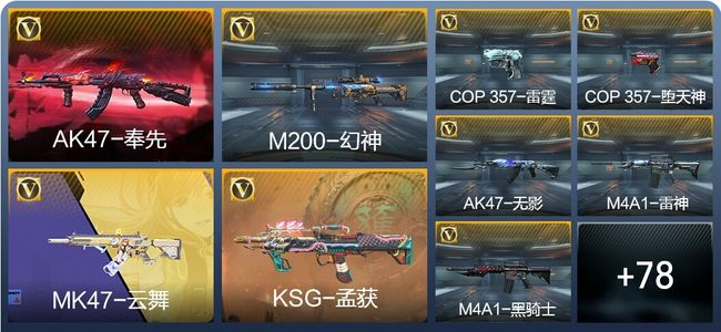 穿越火线：枪战王者V5 2王者武器 124英雄武器 4英雄角色 296万化 枪王SSS