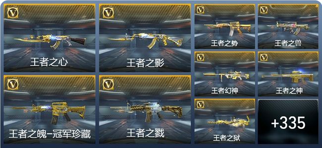 穿越火线：枪战王者V9 40王者武器 509英雄武器 15英雄角色 749万化 大师S