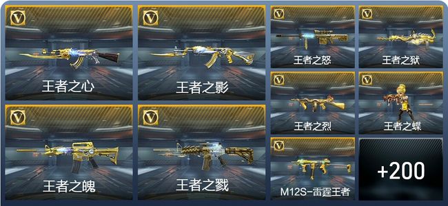 穿越火线：枪战王者V9 17王者武器 321英雄武器 4英雄角色 383万化 专家