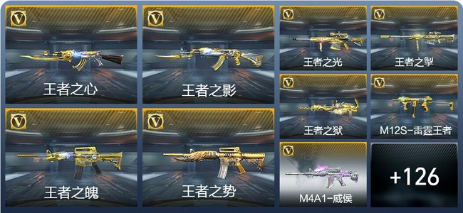 穿越火线：枪战王者V8 21王者武器 217英雄武器 2英雄角色 264万化 大师