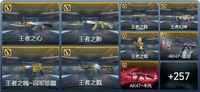 穿越火线：枪战王者V8 37王者武器 436英雄武器 6英雄角色 684万化 枪神