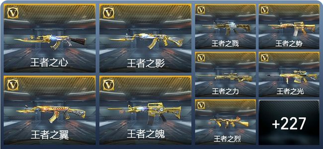 穿越火线：枪战王者V9 46王者武器 407英雄武器 8英雄角色 555万化 枪王S