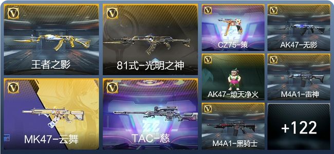 穿越火线：枪战王者V2 3王者武器 166英雄武器 2英雄角色 273万化 专家S