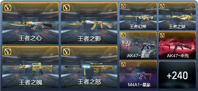 穿越火线：枪战王者V8 35王者武器 367英雄武器 5英雄角色 688万化 专家S