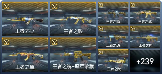 穿越火线：枪战王者V9 36王者武器 430英雄武器 4英雄角色 583万化 枪皇SSS