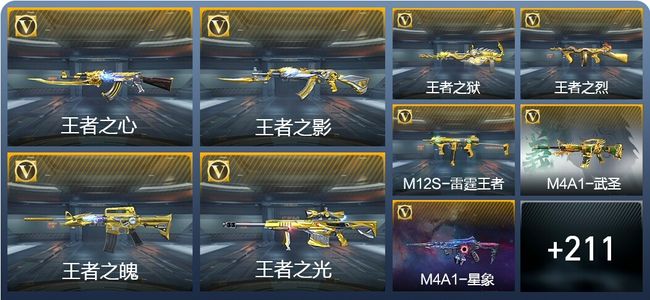 穿越火线：枪战王者V8 27王者武器 380英雄武器 3英雄角色 561万化 枪王S