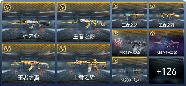 穿越火线：枪战王者V8 16王者武器 184英雄武器 2英雄角色 283万化 专家S