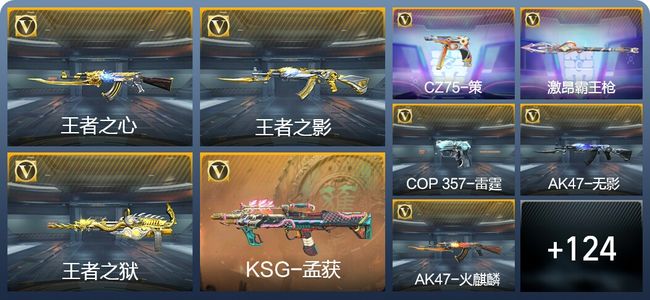 穿越火线：枪战王者V2 5王者武器 206英雄武器 2英雄角色 159万化 专家S