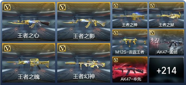 穿越火线：枪战王者V8 27王者武器 302英雄武器 2英雄角色 526万化 大师