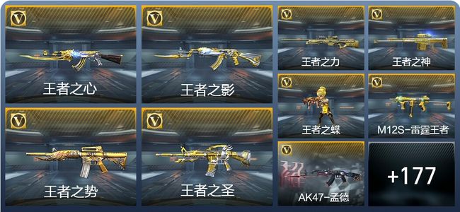 穿越火线：枪战王者V8 24王者武器 243英雄武器 2英雄角色 308万化 大师S