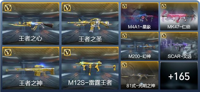 穿越火线：枪战王者V8 21王者武器 306英雄武器 8英雄角色 341万化 大师S