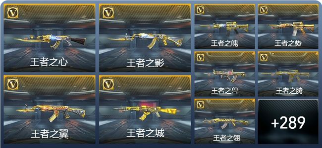 穿越火线：枪战王者V9 68王者武器 460英雄武器 14英雄角色 559万化 枪皇SSS