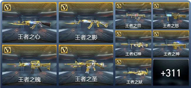 穿越火线：枪战王者V9 51王者武器 456英雄武器 13英雄角色 702万化 枪皇SS