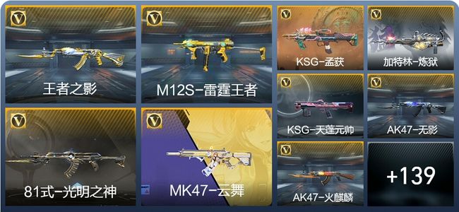 穿越火线：枪战王者V3 3王者武器 202英雄武器 4英雄角色 289万化 专家S