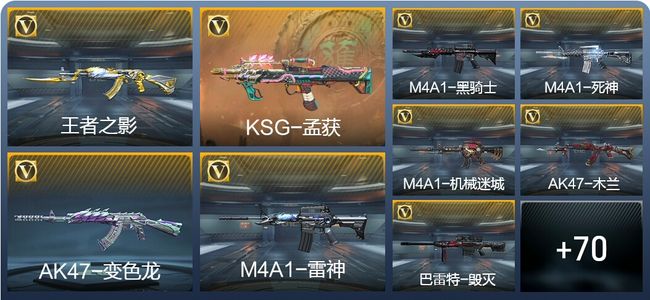 穿越火线：枪战王者V5 2王者武器 160英雄武器 新锐