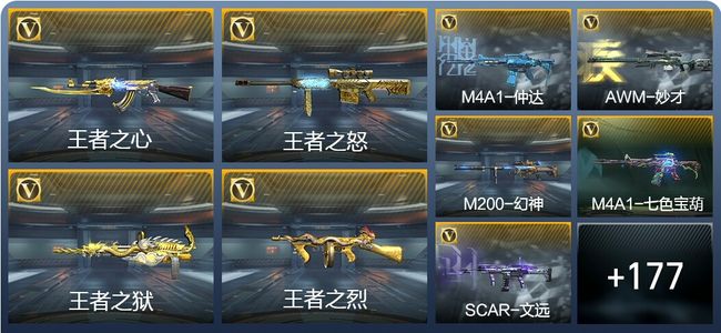 穿越火线：枪战王者V8 13王者武器 278英雄武器 6英雄角色 416万化 枪王SSS