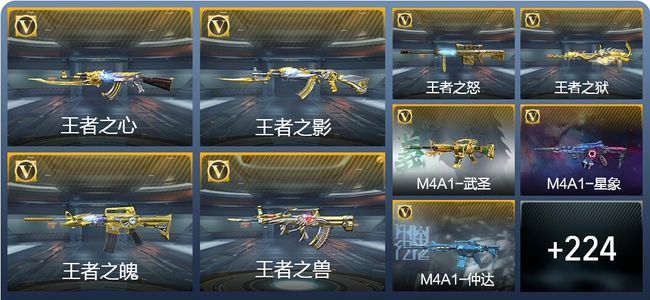 穿越火线：枪战王者V8 24王者武器 367英雄武器 9英雄角色 346万化 枪王S