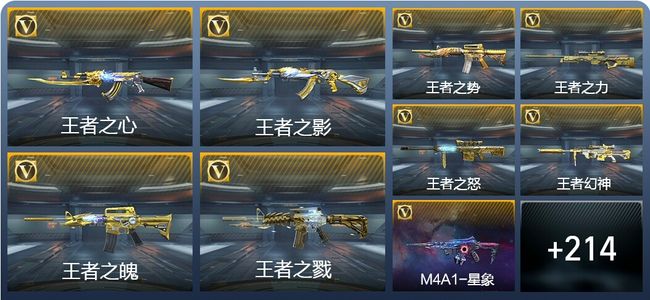 穿越火线：枪战王者V9 28王者武器 370英雄武器 6英雄角色 468万化 枪神