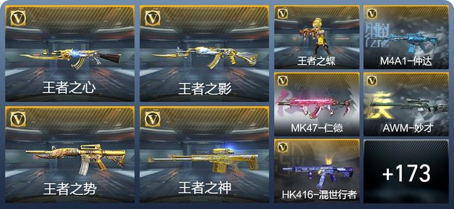 穿越火线：枪战王者V5 12王者武器 288英雄武器 4英雄角色 310万化 大师