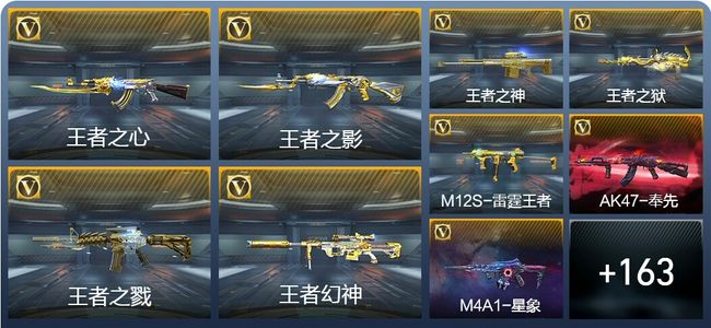 穿越火线：枪战王者V1 21王者武器 254英雄武器 5英雄角色 383万化 枪圣SS