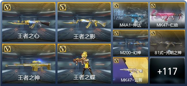 穿越火线：枪战王者V1 11王者武器 179英雄武器 2英雄角色 169万化 枪王SSS