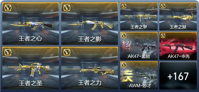 穿越火线：枪战王者V8 24王者武器 246英雄武器 3英雄角色 182万化 专家S