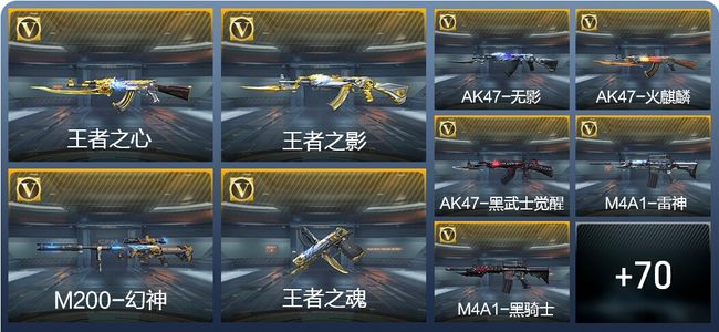 穿越火线：枪战王者3王者武器 112英雄武器 1英雄角色 171万化 精英