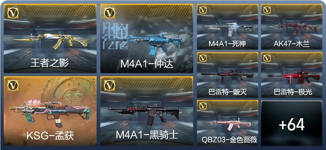 穿越火线：枪战王者4王者武器 101英雄武器 26万化 大师SS