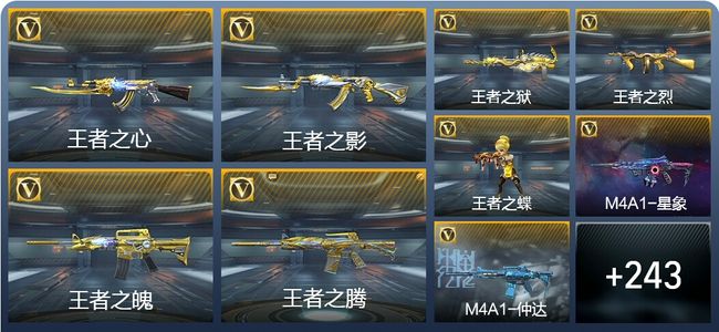 穿越火线：枪战王者V8 36王者武器 393英雄武器 8英雄角色 612万化 枪王