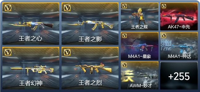 穿越火线：枪战王者V8 46王者武器 414英雄武器 9英雄角色 560万化 枪皇