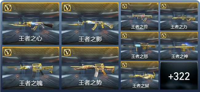 穿越火线：枪战王者V8 54王者武器 564英雄武器 8英雄角色 861万化 枪圣