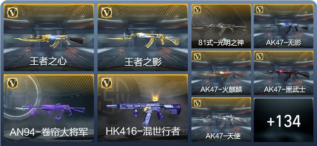 穿越火线：枪战王者V6 3王者武器 215英雄武器 4英雄角色 295万化 专家S