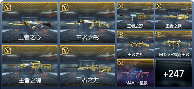 穿越火线：枪战王者V9 38王者武器 395英雄武器 7英雄角色 574万化 枪皇SS