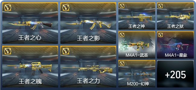 穿越火线：枪战王者V8 20王者武器 326英雄武器 4英雄角色 540万化 枪神