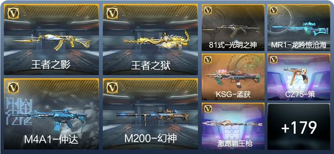 穿越火线：枪战王者V6 3王者武器 263英雄武器 3英雄角色 354万化 枪王