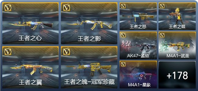 穿越火线：枪战王者V8 32王者武器 269英雄武器 3英雄角色 390万化 枪王