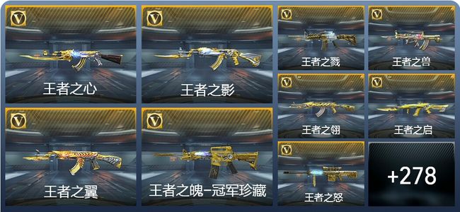 穿越火线：枪战王者V10 48王者武器 467英雄武器 12英雄角色 500万化 大师