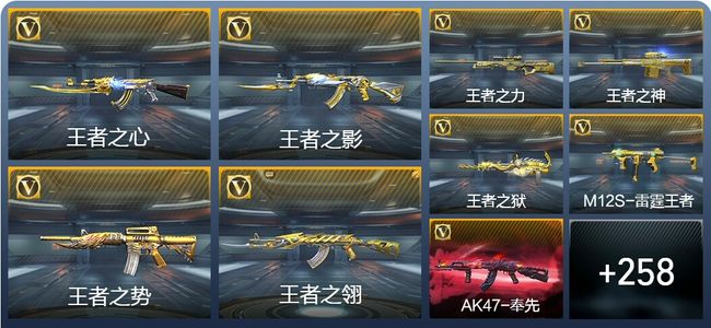 穿越火线：枪战王者V8 47王者武器 469英雄武器 7英雄角色 632万化 大师S